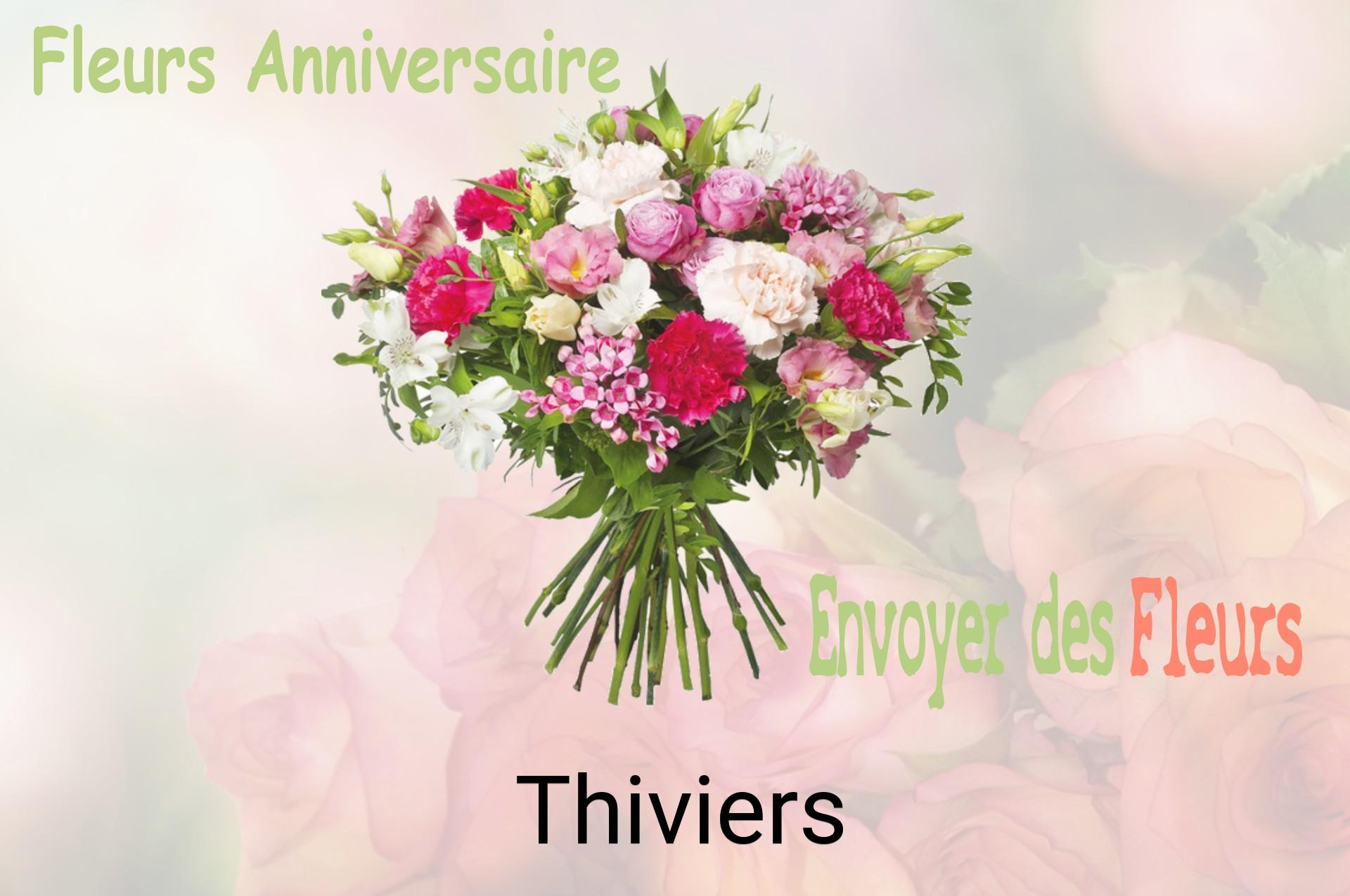 Bouquet de fleurs d’anniversaire livré à Thiviers